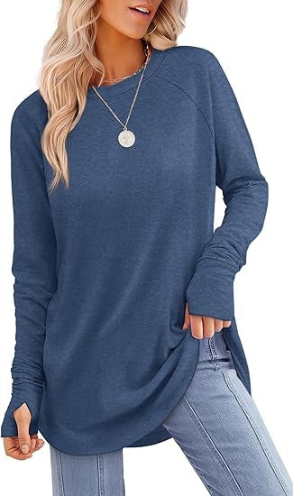 Maira – Effortless Elegance in a Long Sleeve Top