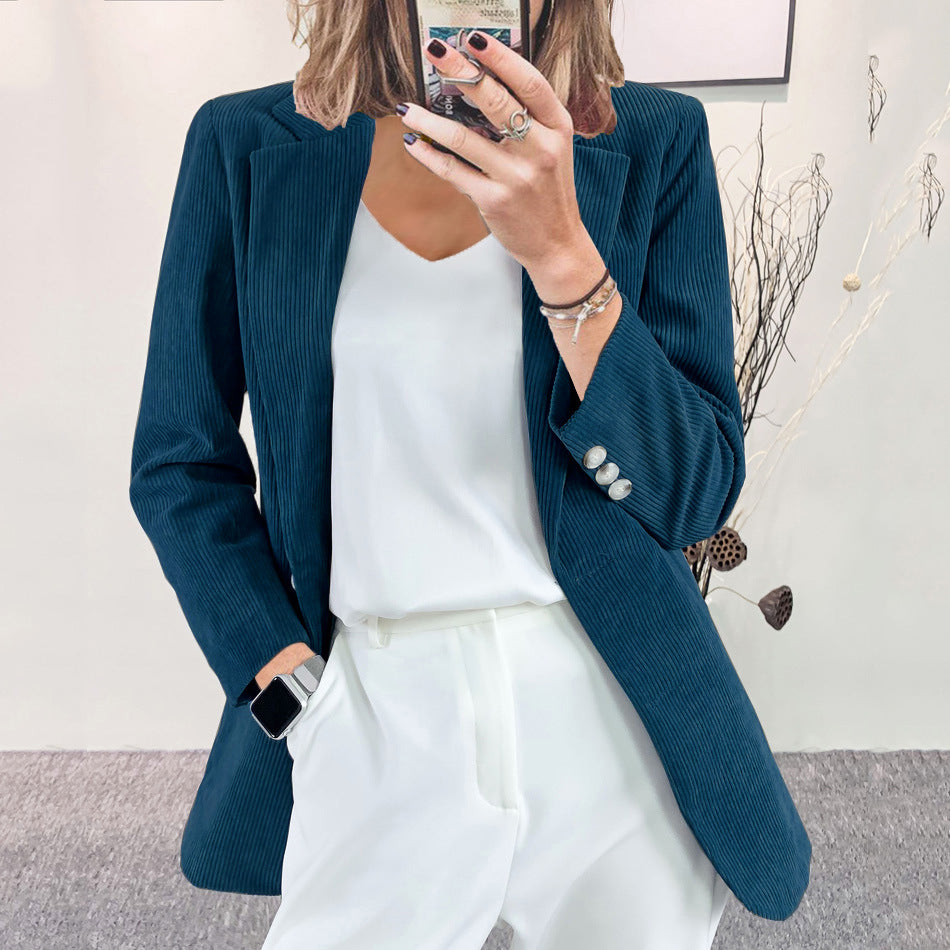 Mary - Classic Corduroy Blazer