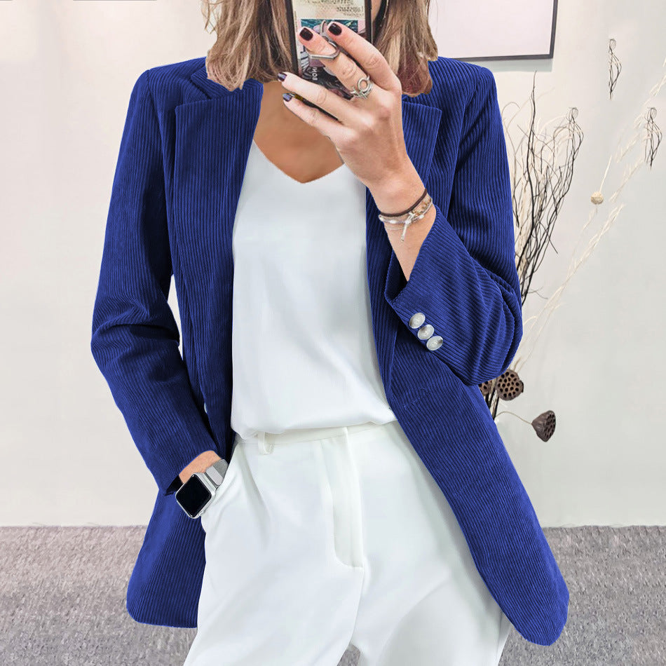 Mary - Classic Corduroy Blazer