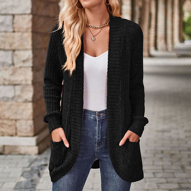 LUCILLE - Cozy Open Front Cardigan