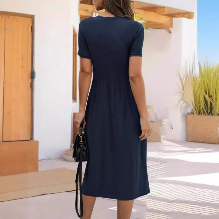 Helen – Flattering Summer Dress for Mature Comfort