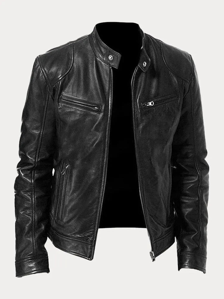 Victor| Casual Leather Jacket