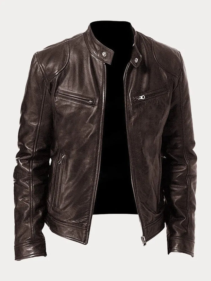 Victor| Casual Leather Jacket