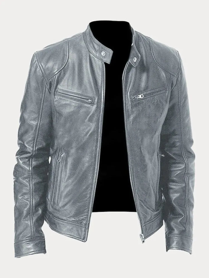 Victor| Casual Leather Jacket