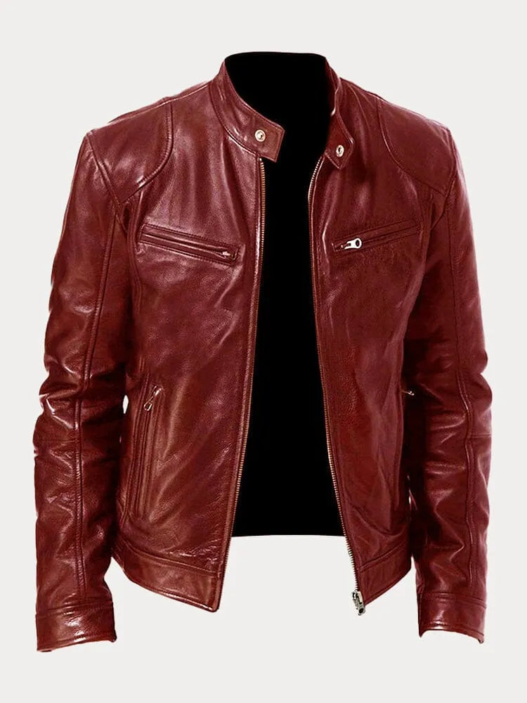 Victor| Casual Leather Jacket