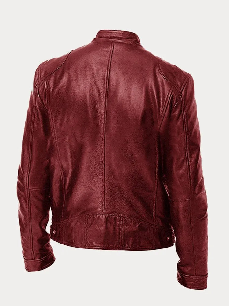 Victor| Casual Leather Jacket