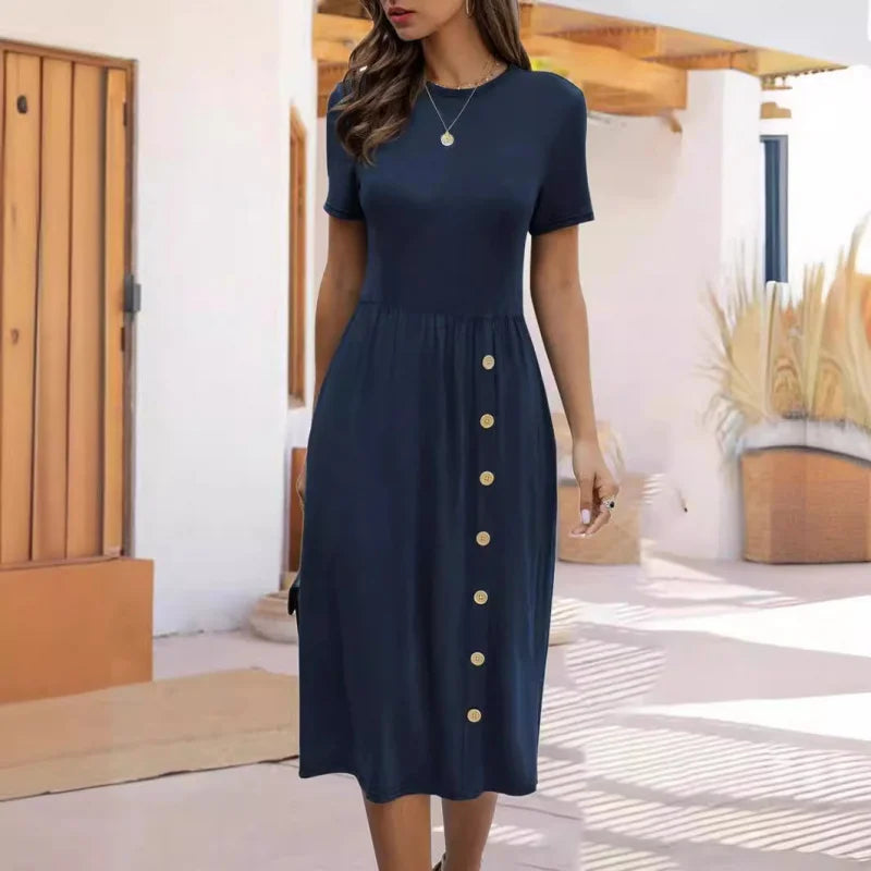 Helen – Flattering Summer Dress for Mature Comfort