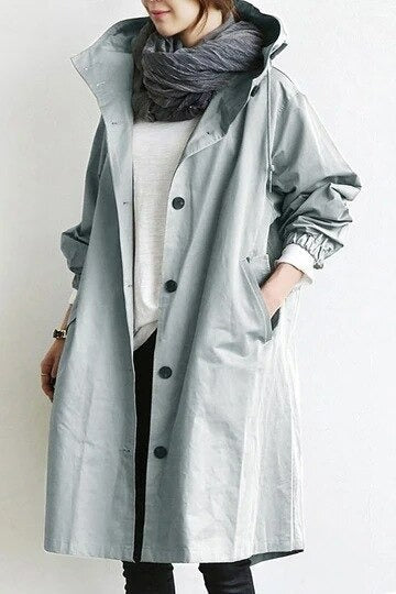Melinda | Hooded Trench Coat