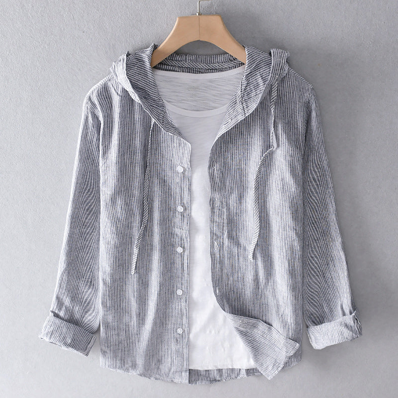 Miranda - Lightweight hooded blouse