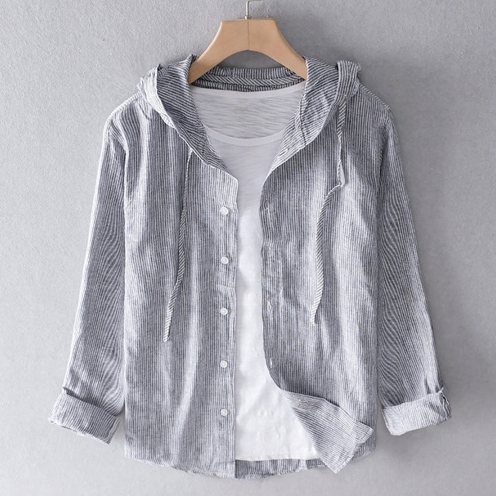 Miranda - Lightweight hooded blouse