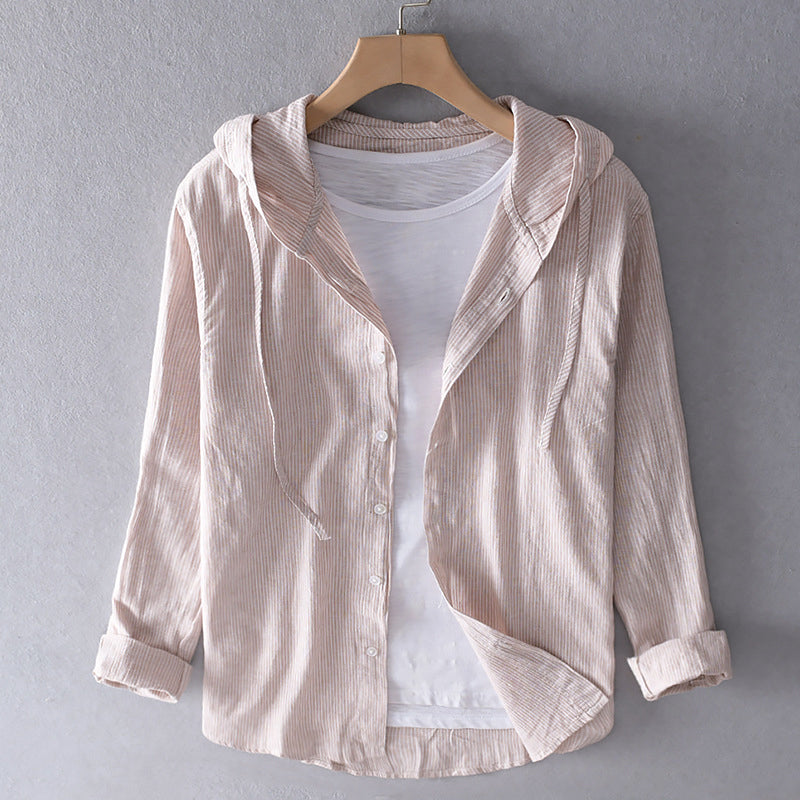 Miranda - Lightweight hooded blouse