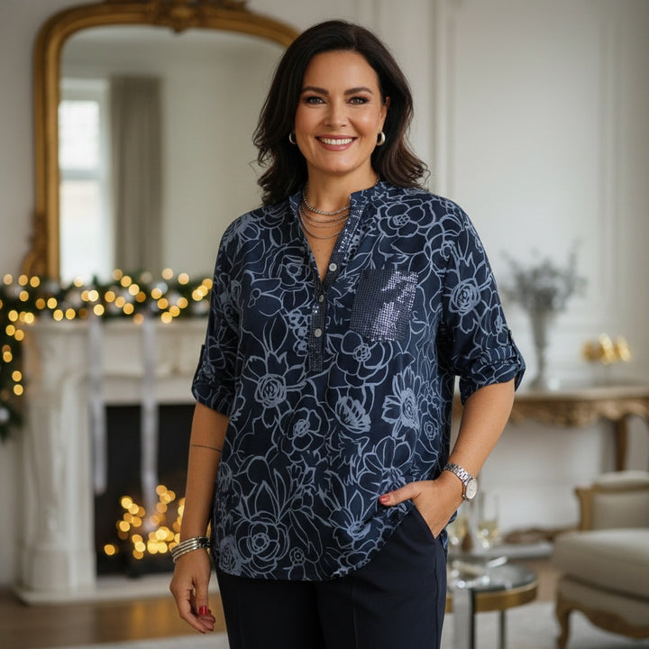 Penelope - Chic Floral Blouse
