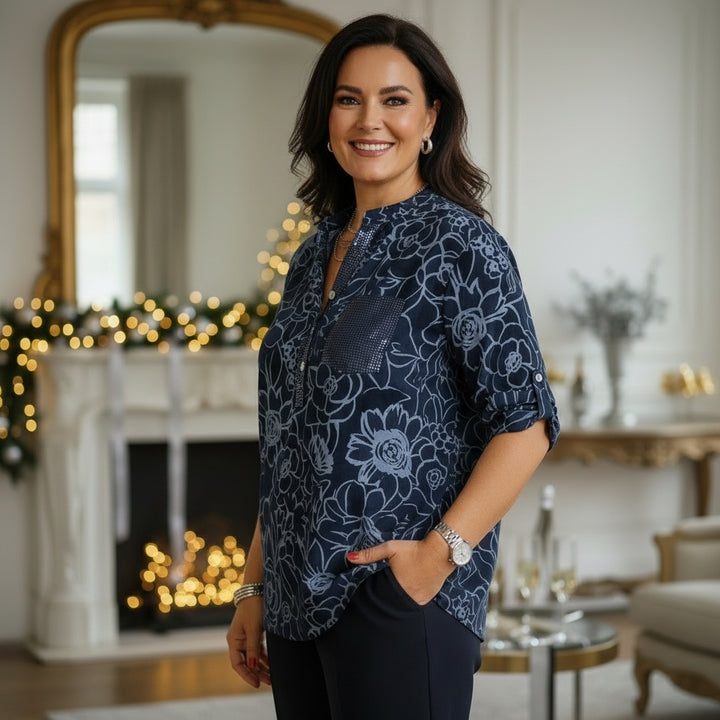 Penelope - Chic Floral Blouse