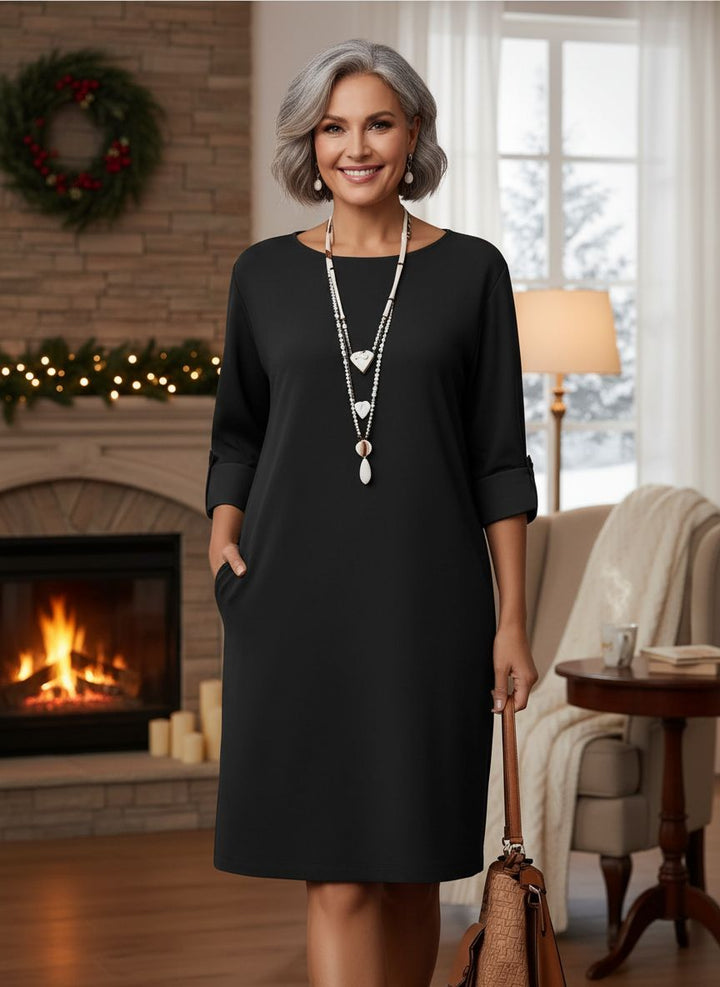 Lurielle - Stylish Belly Covering Dress