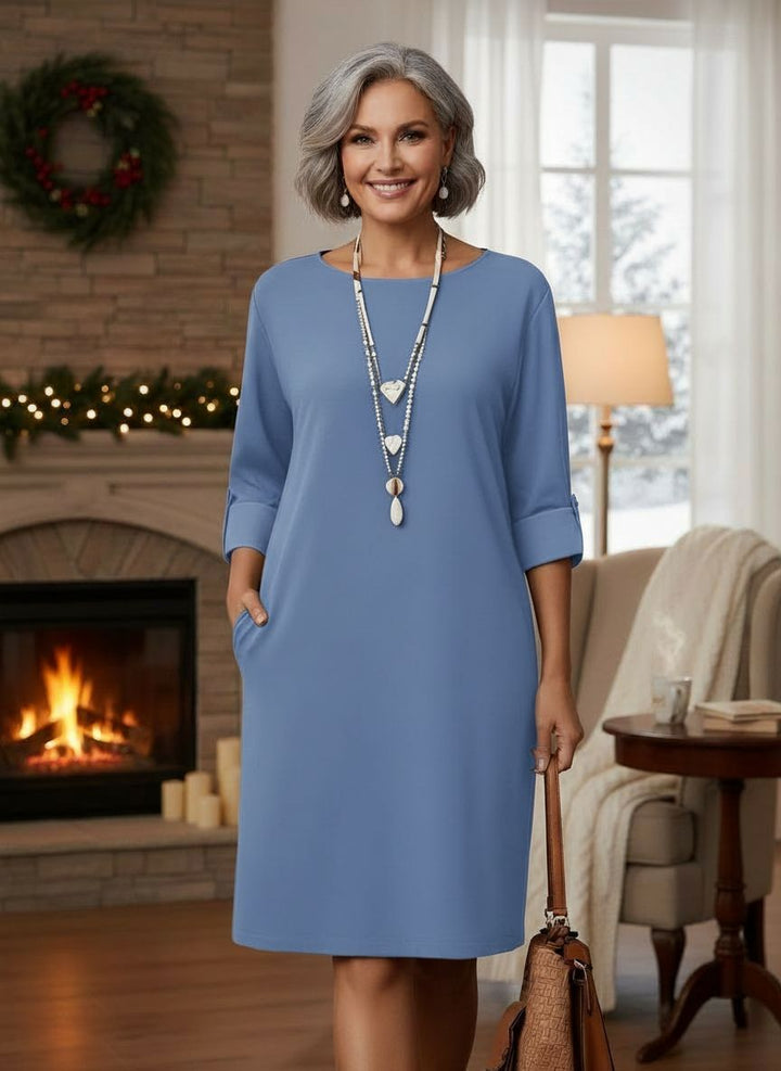 Lurielle - Stylish Belly Covering Dress