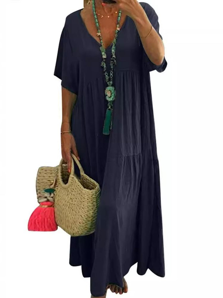 Linnea – Flattering Ruffle Maxi Dress