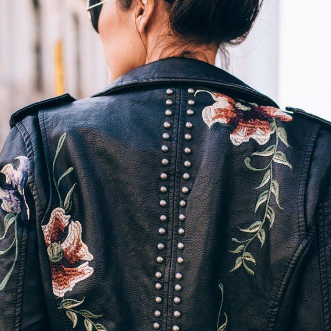 Niki | Black Floral Night Jacket