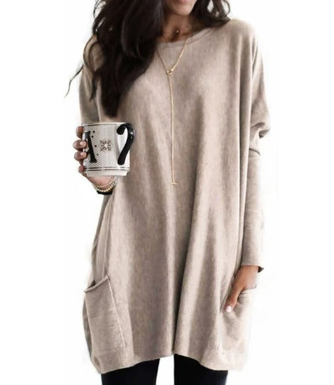 Sara -Relaxed Pocket Pullover