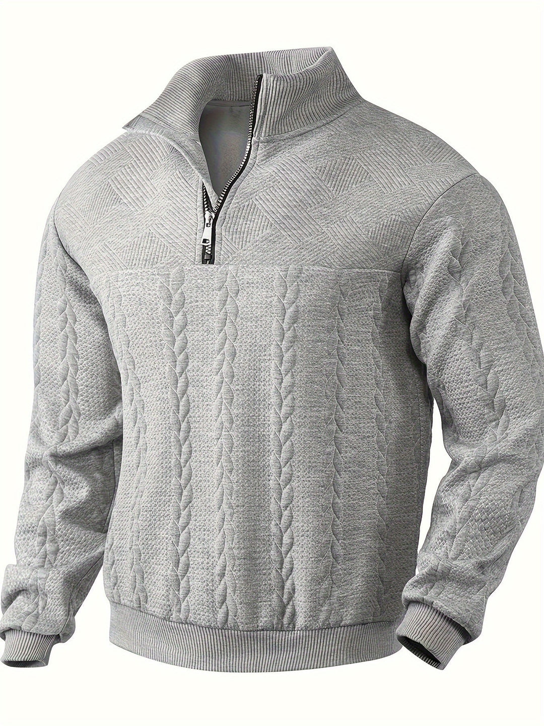 THE JAMES HALF ZIP SWEATER