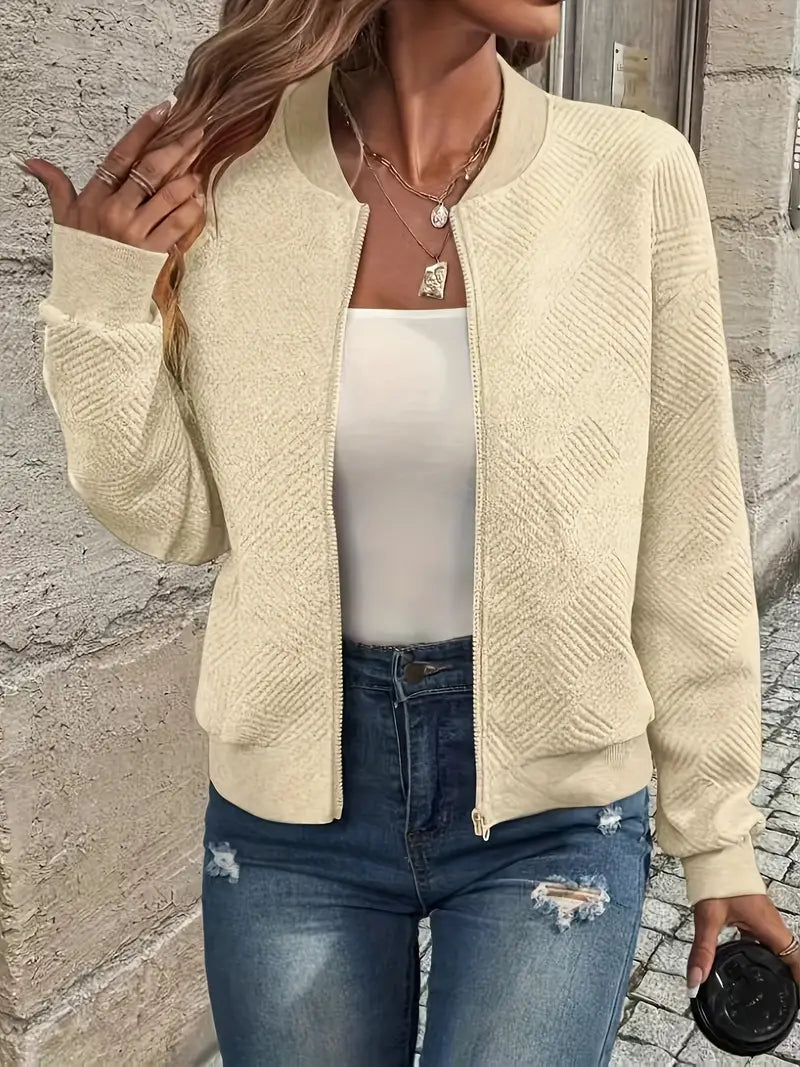 Jennita - Stylish Spring Jacket with Zipper