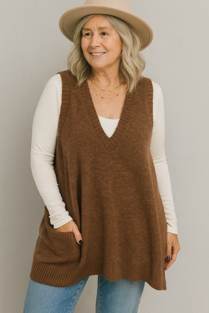 Arola – Cozy Knit Layer with Flattering Coverage