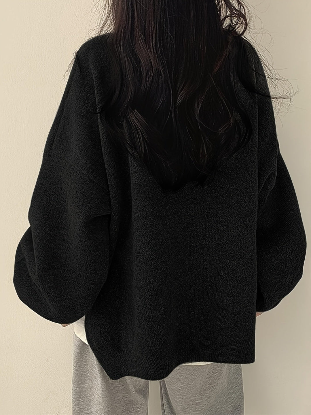 Enisa - Crew Neck Long Sleeve Sweater