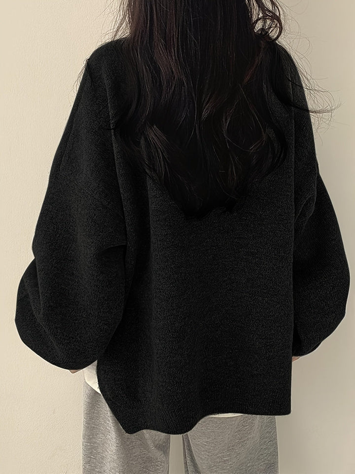 Enisa - Crew Neck Long Sleeve Sweater