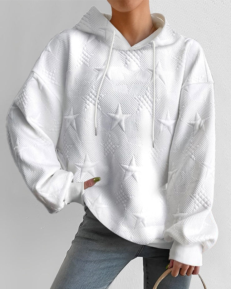 Sharon – Timeless Hoodie with Star Detailing