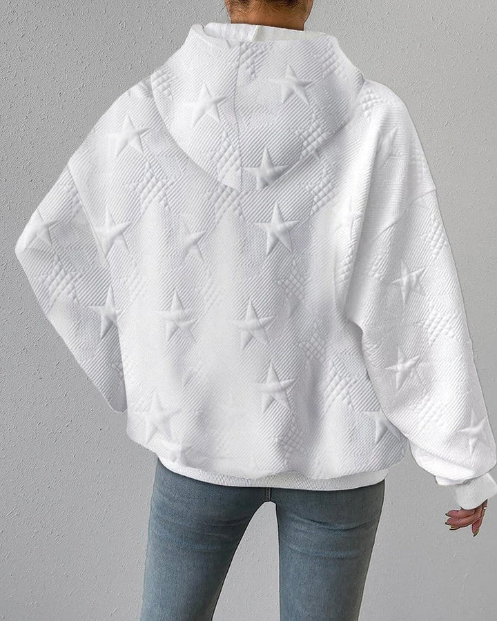 Sharon – Timeless Hoodie with Star Detailing