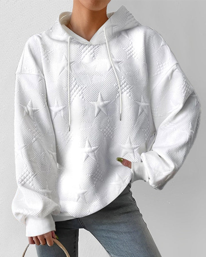 Sharon – Timeless Hoodie with Star Detailing