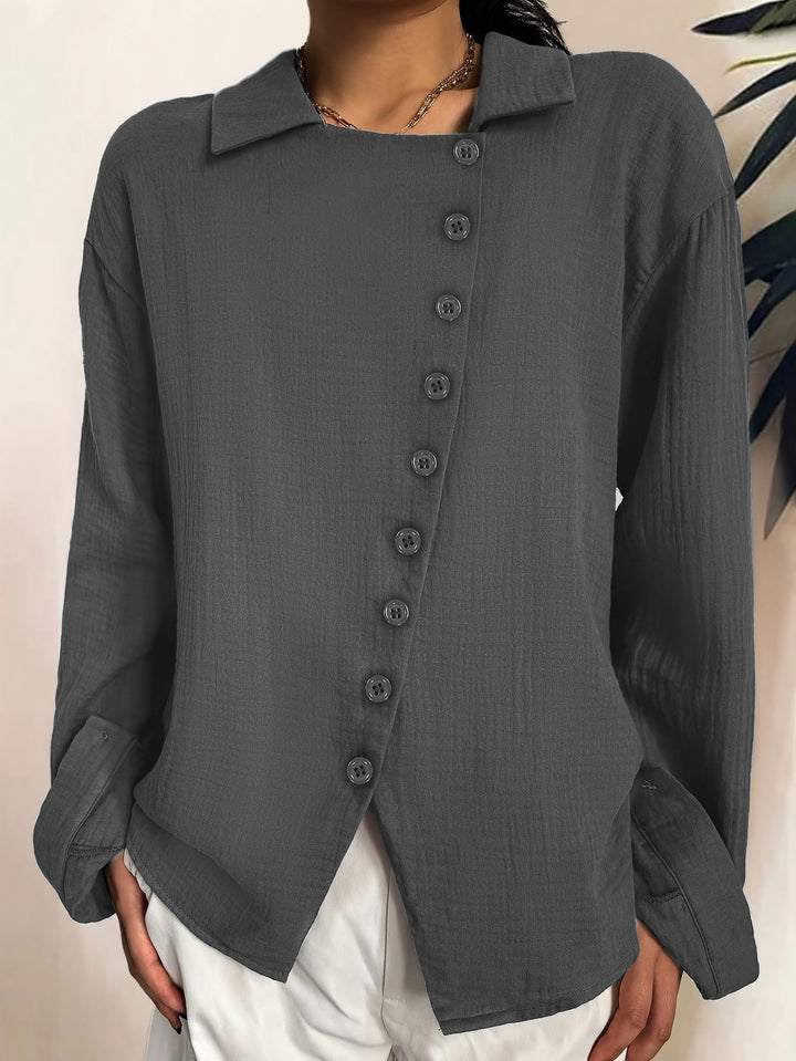 Paige – Long Sleeve Cotton Shirt