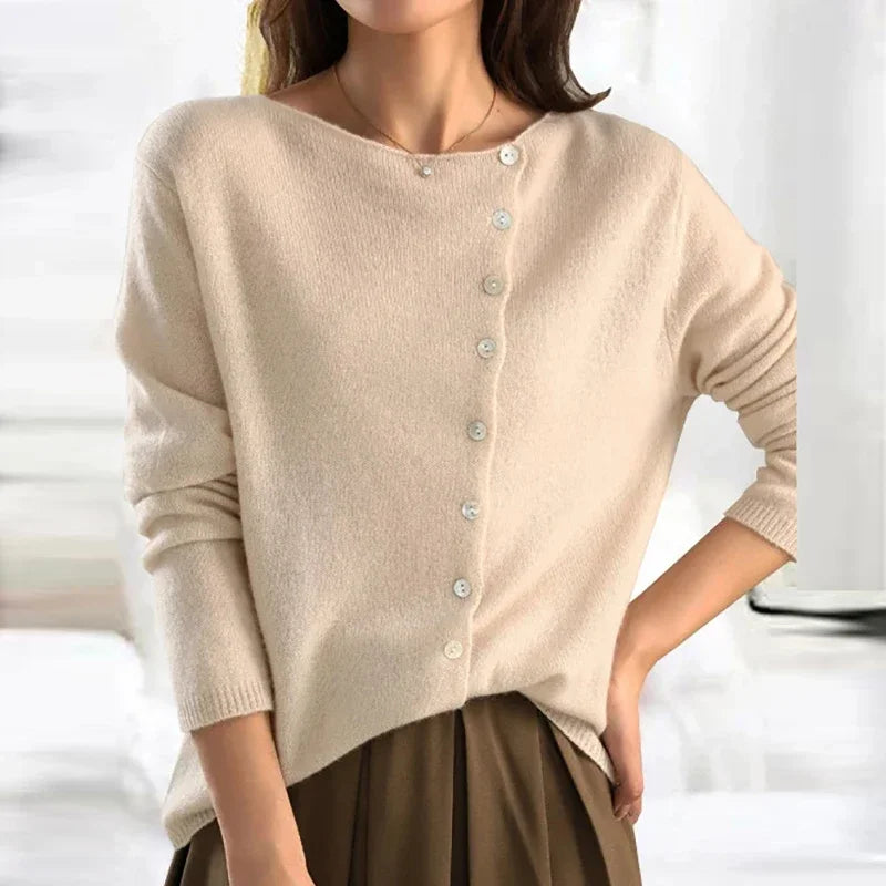 Pauline – Button Knit Sweater