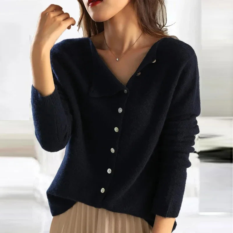 Pauline – Button Knit Sweater