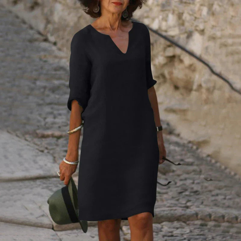 Maxim | Comfortable V-Neck Dress