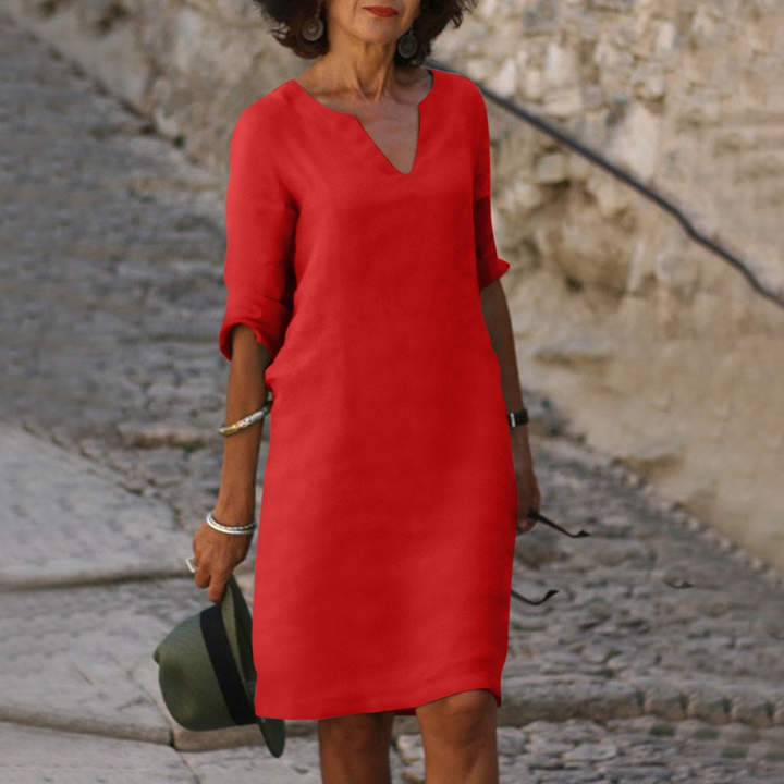 Maxim | Comfortable V-Neck Dress