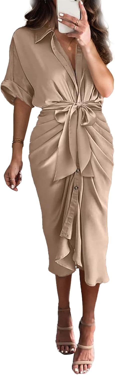 Melinda - Stylish Shirt Dress