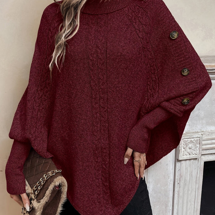 Beatrice - Soft Drape Knit Poncho