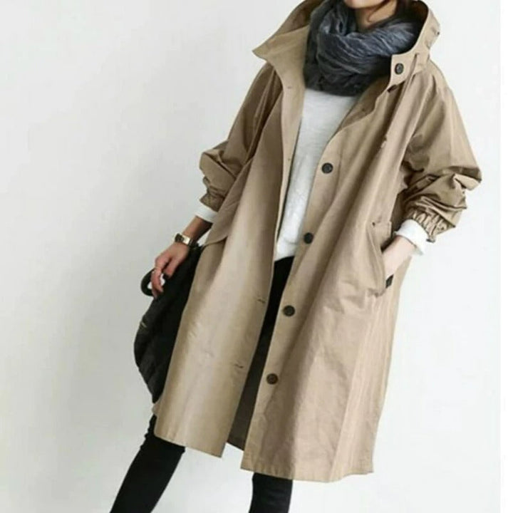 Melinda | Hooded Trench Coat