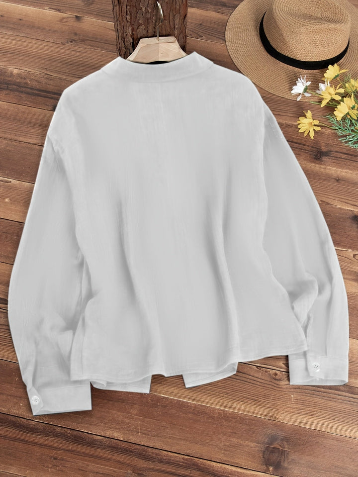 Paige – Long Sleeve Cotton Shirt
