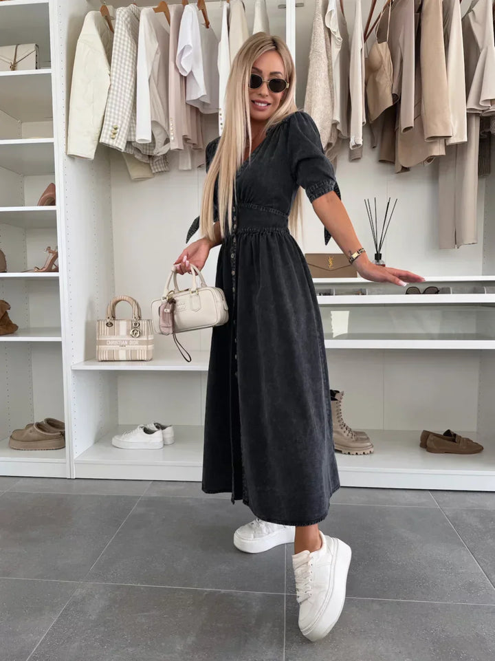 Ivanka - Radiant Denim Dress