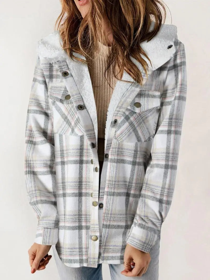 Willow - Cozy Plaid Fleece-Lined Jacket
