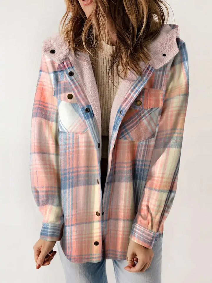 Willow - Cozy Plaid Fleece-Lined Jacket