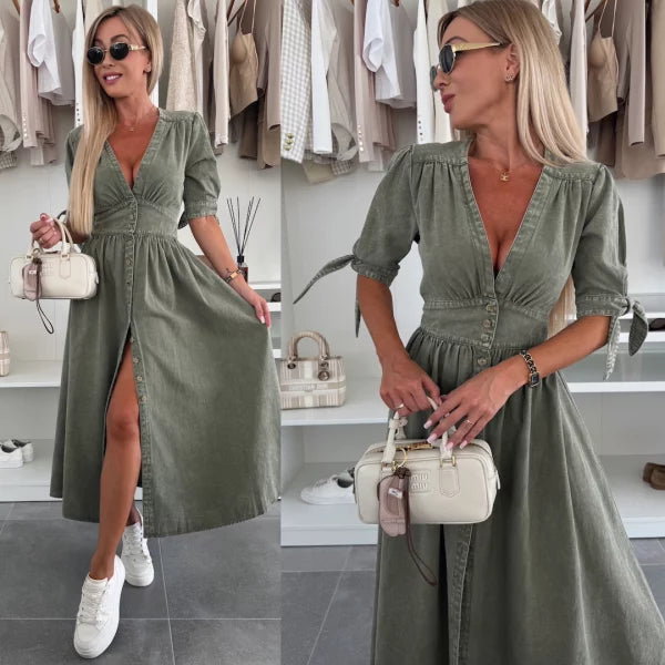 Ivanka - Radiant Denim Dress