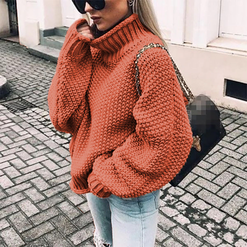 Celeste - Chunky Knit Turtleneck Sweater