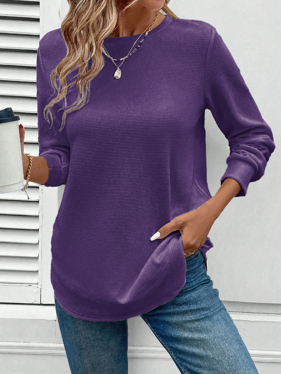 Marisa- Timeless O-Neck Long Sleeve