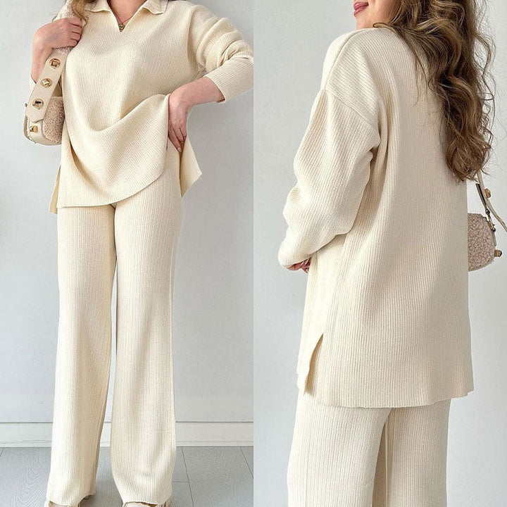 SKYLAR - WOMEN'S KNITTED STRETCH 2-PIECE SET