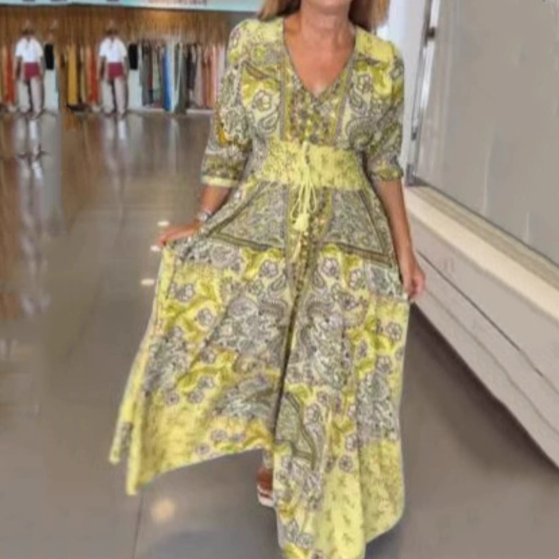 Melly - Elegant Floral Dress