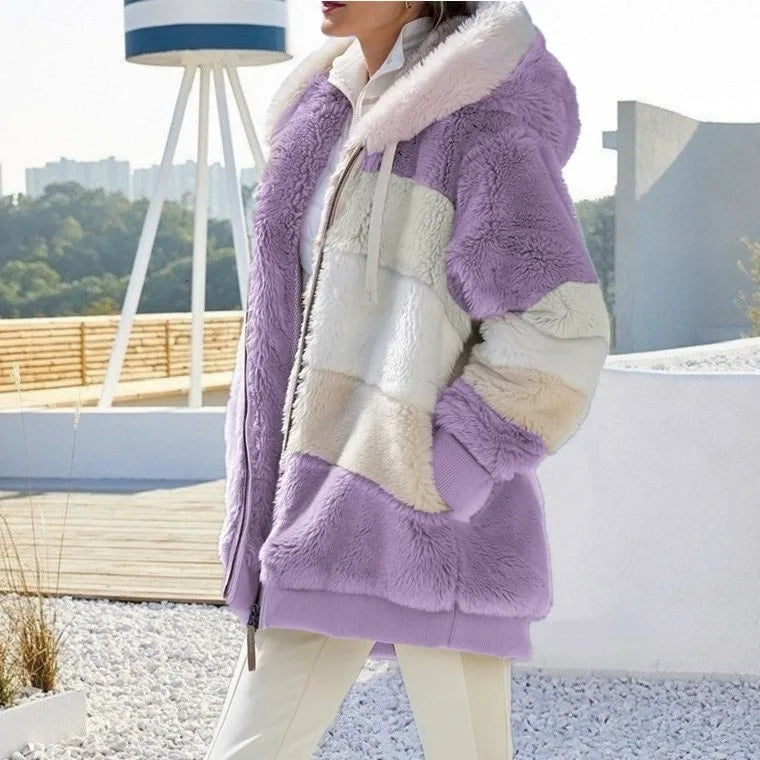 Alexa - Stylish Jacket with Hood and Zipper
